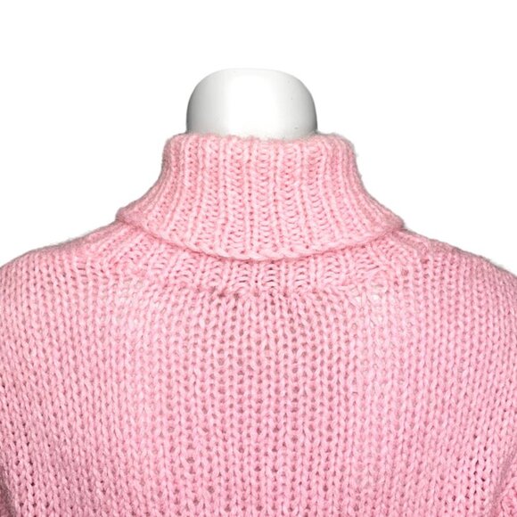 RALPH LAUREN Hand Knit Shawl Collar Fisherman Sweater - Picture 6 of 8